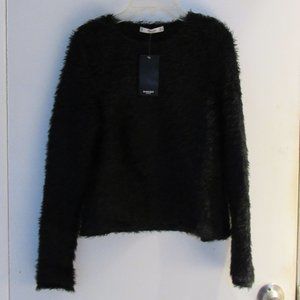 NWT Mango Black Sweater Size XS